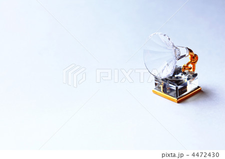 透明ミニチュア蓄音機　 4472430