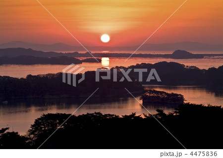 松島湾の日の出 松島湾の日の出 4475836