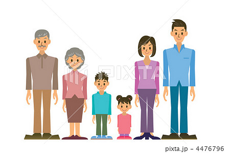 家族 笑顔 4476796
