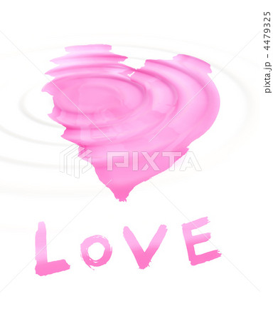 word ''love'' with stylized love symbol 4479325