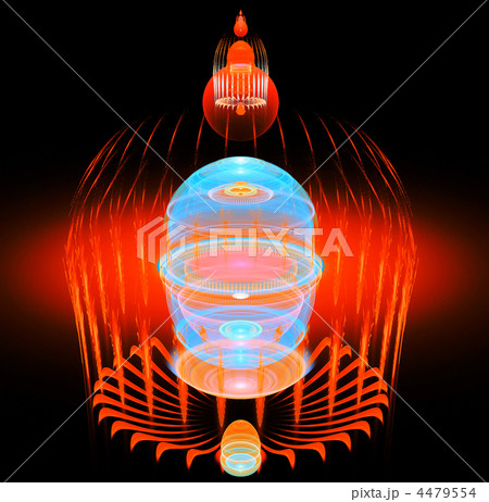 Colour abstract art balls  background. 4479554