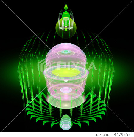 Colour abstract art balls  background. 4479555