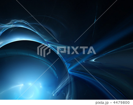 Abstract art -planet with spiral ring. 4479800