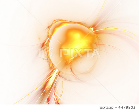 Abstract art -planet with spiral ring. 4479803