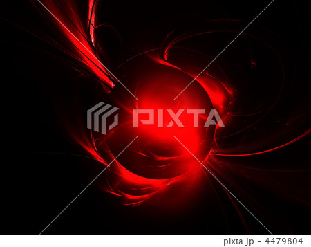 Abstract art -planet with spiral ring. 4479804
