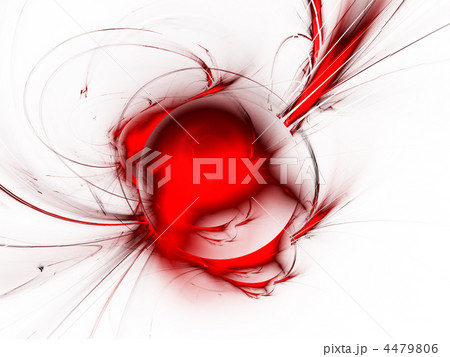 Abstract art -planet with spiral ring. 4479806