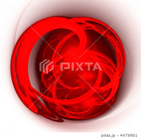 Abstract art red heart. 4479901