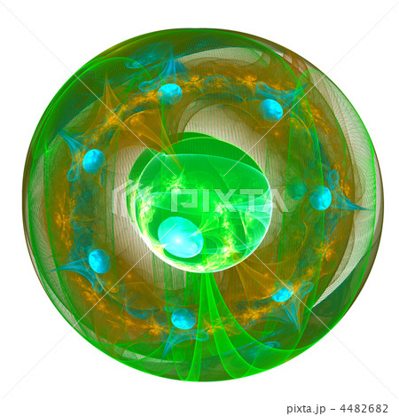 Colour abstract art balls  background. 4482682