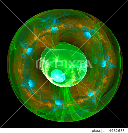 Colour abstract art balls  background. 4482683