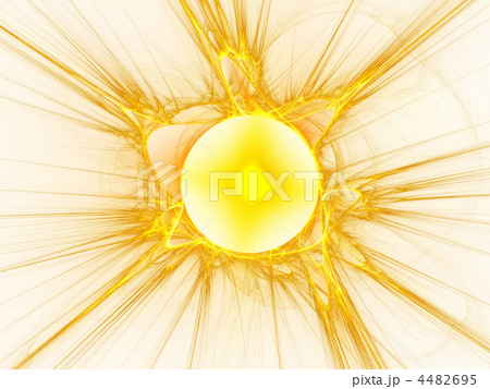 Abstract art -planet with spiral ring. 4482695