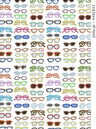 自分に合った眼鏡で個性を表現のイラスト素材 4482852 Pixta