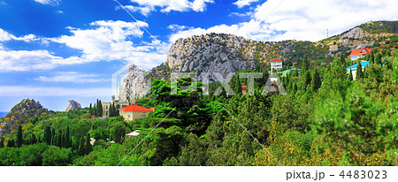 Crimea Black Sea landscape. Ukraine. Crimea Black Sea landscape. Ukraine. 4483023