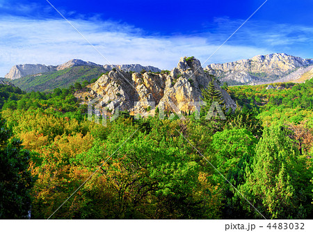 Crimea mountains  Ai-Petri  landscape. Ukraine. 4483032