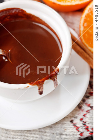 hot chocolate with mandarin and cinnamon hot chocolate with mandarin and cinnamon 4483519