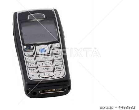 Antiques, old cellular(mobile) phone. Isolated 4483832