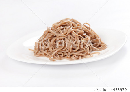 plate of buckwheat noodles plate of buckwheat noodles 4483979