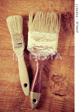 Different tools on a wooden background. 4484677