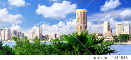 Cairo city, seafront of Nile River. Egypt. Cairo city, seafront of Nile River. Egypt. 4484688