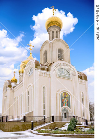 Old Temple with blue sky 4484920