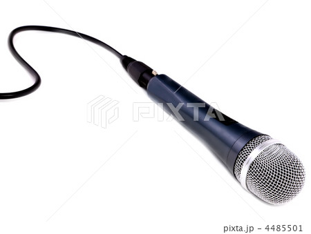 Microphone isolated over white. Microphone isolated over white. 4485501