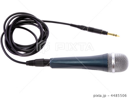 Microphone isolated over white. 4485506