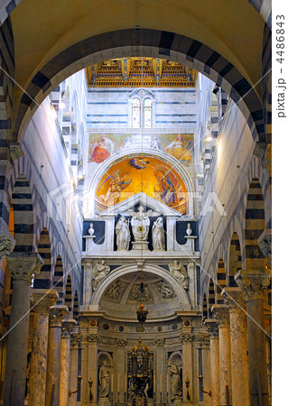 Interior of cathedral Duomo in Pisa, Italy Interior of cathedral Duomo in Pisa, Italy 4486843