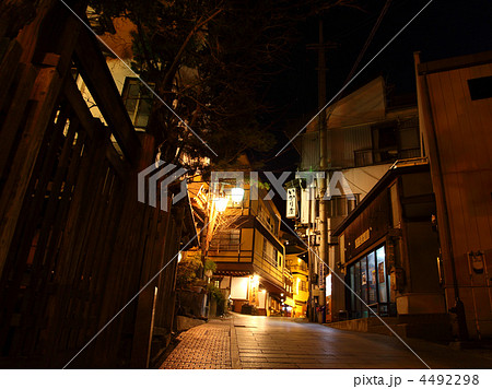 渋温泉・夜景ヨコ 4492298