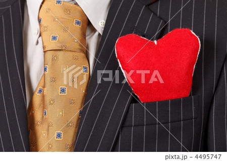 man with red heart man with red heart 4495747