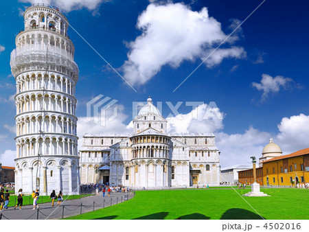 Cathedral, Baptistery and Tower of Pisa. 4502016