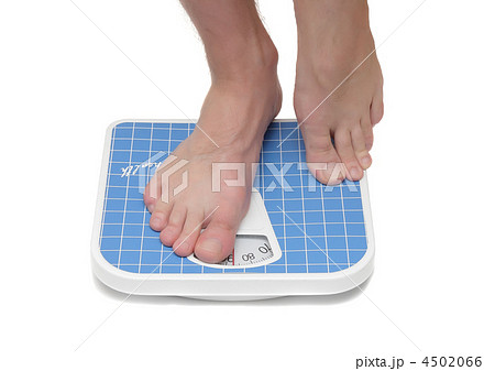 Man's legs ,which weighed on floor scale. Isolated Man's legs ,which weighed on floor scale. Isolated 4502066