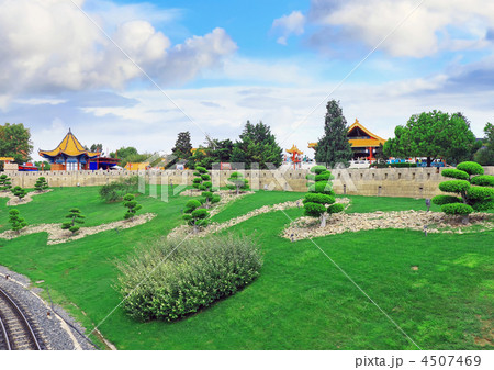 View of the Chinese park. 4507469