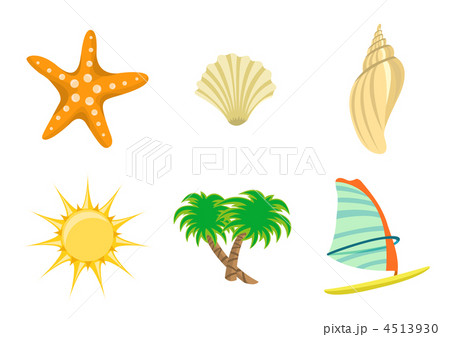 set of summer icons 4513930