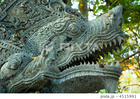 Sculpture of naga Ð mythical creature in eastern mythology Sculpture of naga Ð mythical creature in eastern mythology 4515991