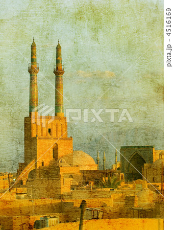 vintage image of Yazd, Iran 4516169