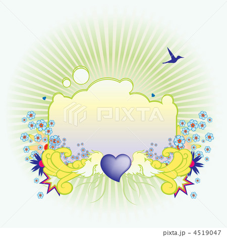 Abstract floral border Abstract floral border 4519047