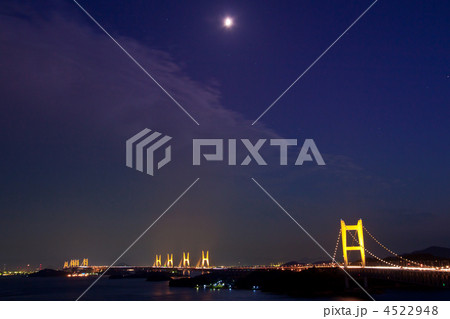 瀬戸大橋ライトアップ 4522948