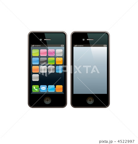 スマートフォンのイラスト 4522997