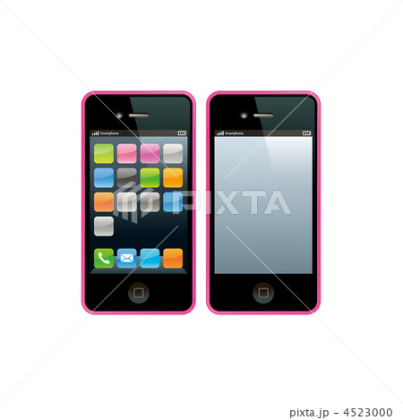 スマートフォンのイラスト 4523000