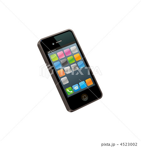 スマートフォンのイラスト 4523002