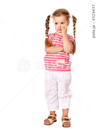 Sulking child with arms crossed. Sulking child with arms crossed. 4529437