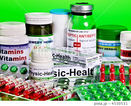 Blister pack of pills. Remedy. 4530531