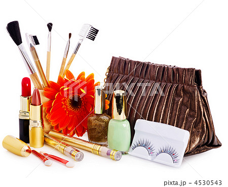 Decorative cosmetics and flower. Decorative cosmetics and flower. 4530543