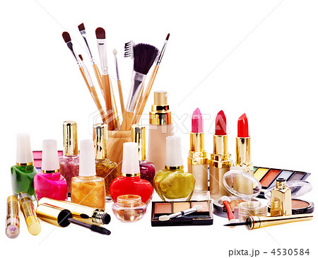 Decorative cosmetics for makeup. Decorative cosmetics for makeup. 4530584