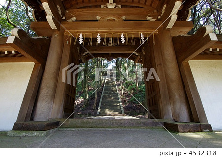 豊国廟の神門と石段 豊国廟の神門と石段 4532318