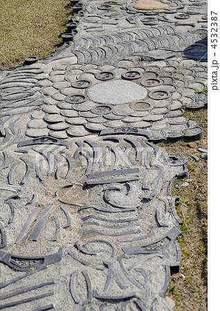 清見寺　庭の道 4532387