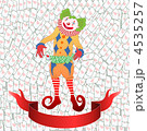 clown juggling colorful playing card 4535257