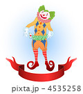 clown juggling colorful playing card 4535258