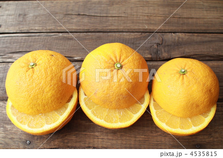 半分にカットした駿河甘夏 4535815