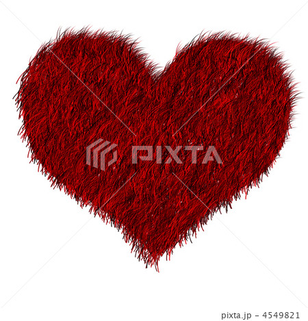 Red furred heart 4549821