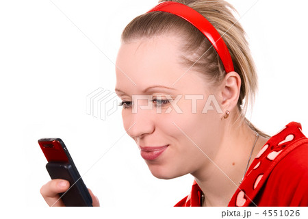 Girl with mobile phone Girl with mobile phone 4551026